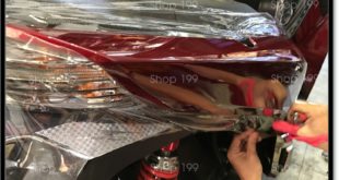 Hình ảnh xe SH 2017 dán keo trong ở shop 199 HCM